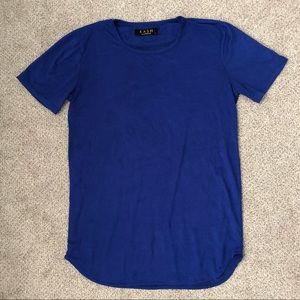 Men’s KASH (DESIGNER) Blue Suede Shirt